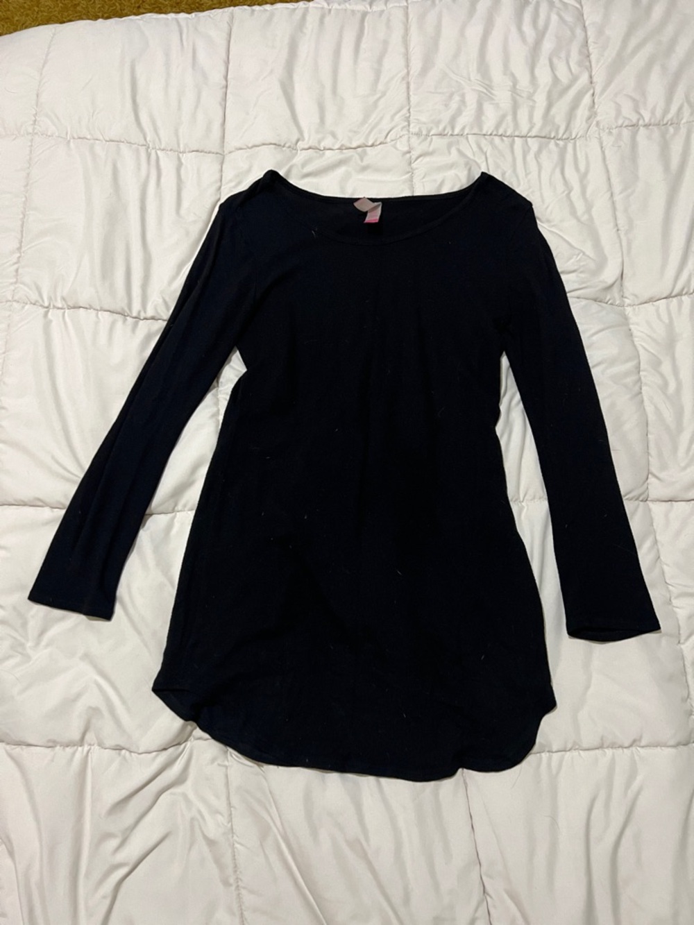 No Boundaries Black Long Sleeve Tunic Shirt